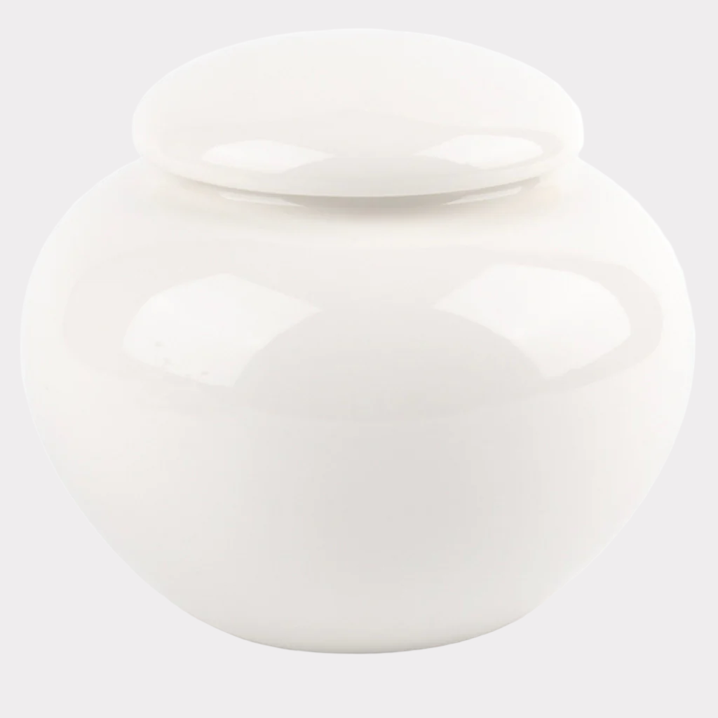 Ivory Ceramic Urn