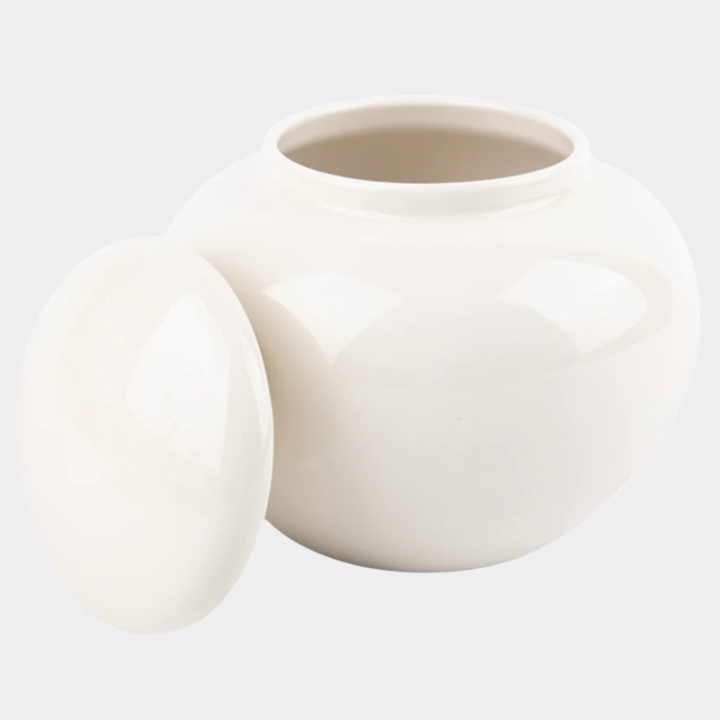 Ivory Ceramic Urn