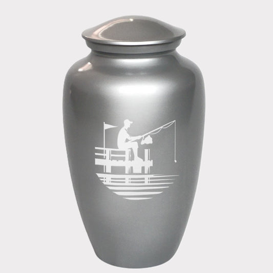 Jetty Fishing Cremation Urn