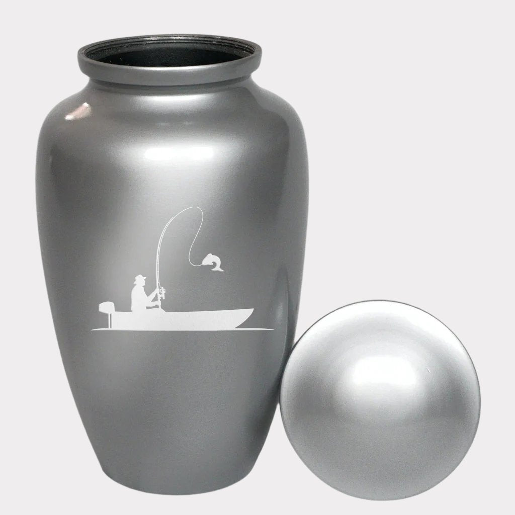Lake Fishing Cremation Urn