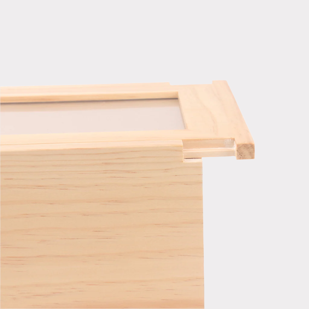 Large Photo Box Wood Cremation Urn