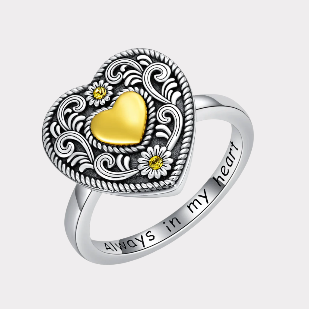 Loving Heart Cremation Ring
