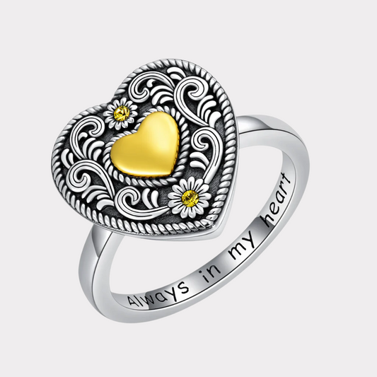 Loving Heart Cremation Ring