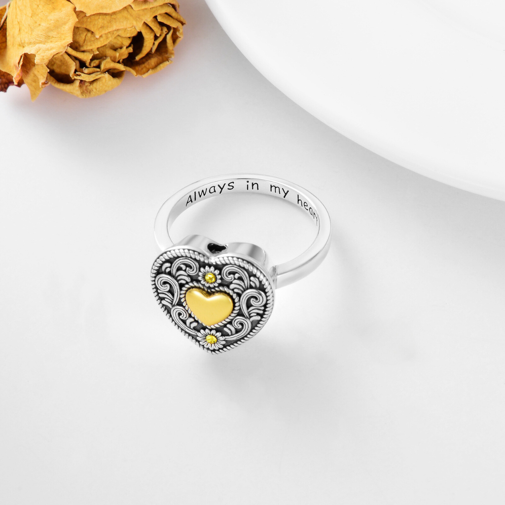 Loving Heart Cremation Ring