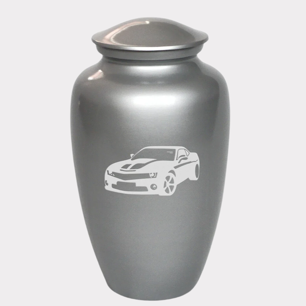 Modern Muscle Car Cremation Urn