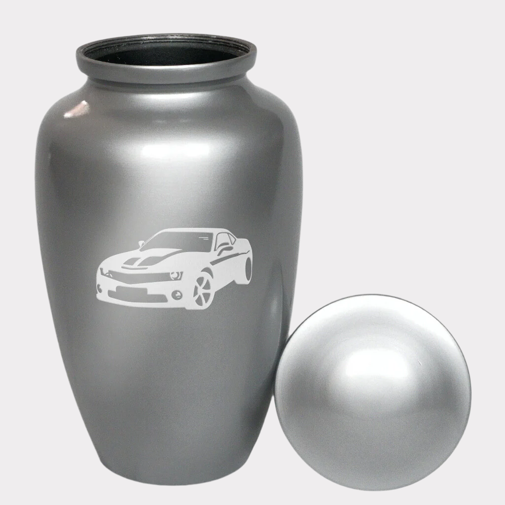 Modern Muscle Car Cremation Urn