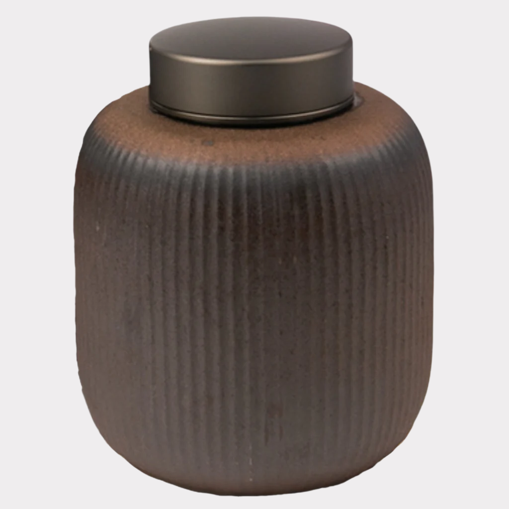 Modern Rustic Ceramic Cremation Urn