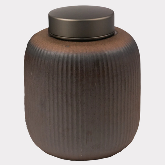 Modern Rustic Ceramic Cremation Urn