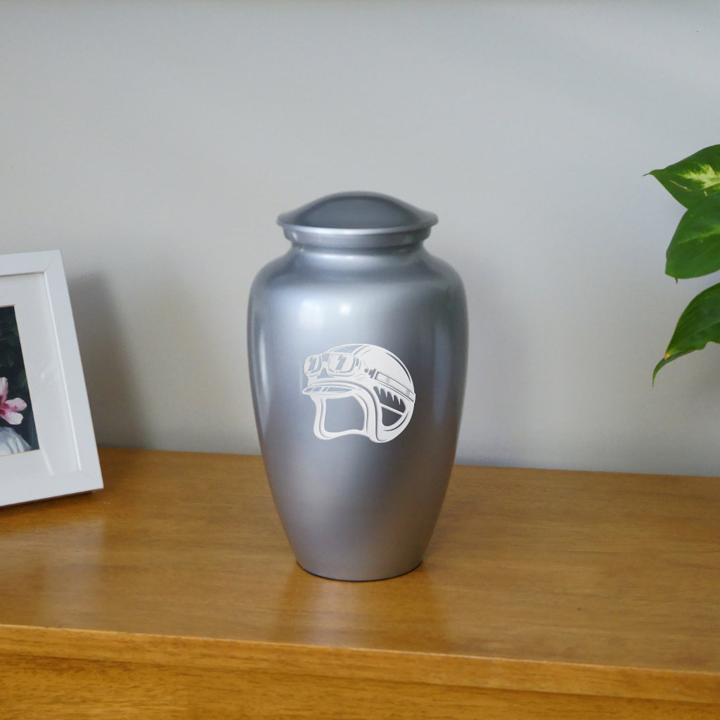 Motorbike Helmet Cremation Urn
