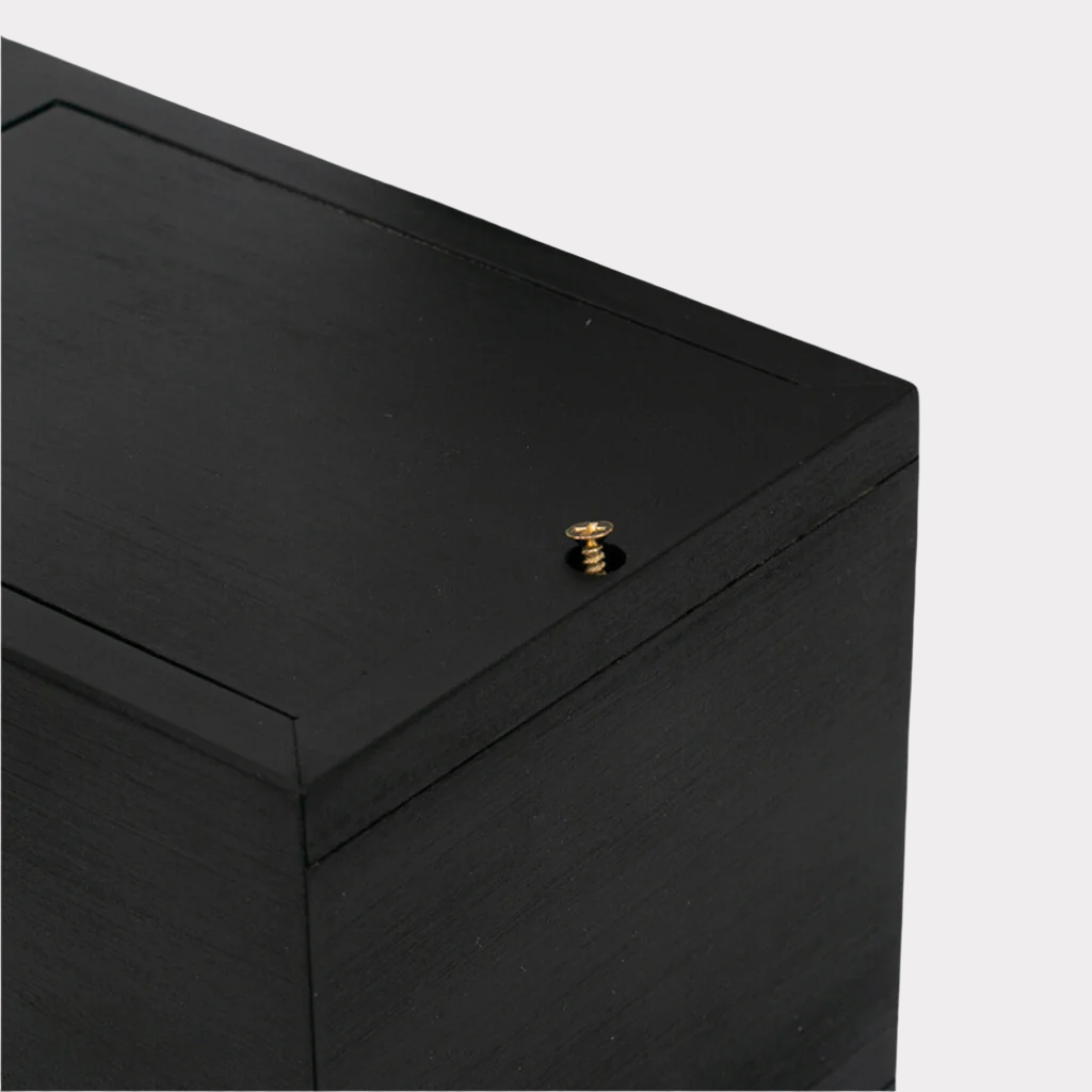 Onyx Photo Box Wood Cremation Urn