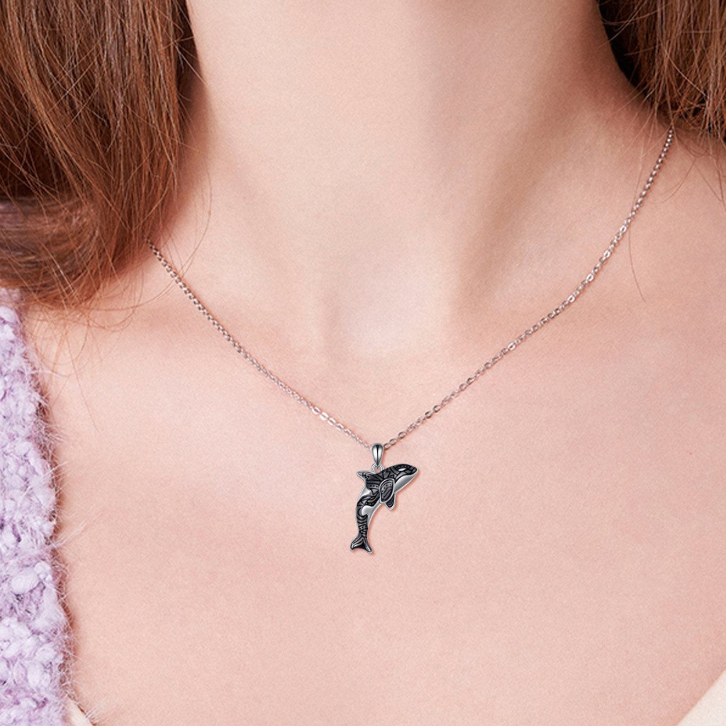 Orca Cremation Pendant