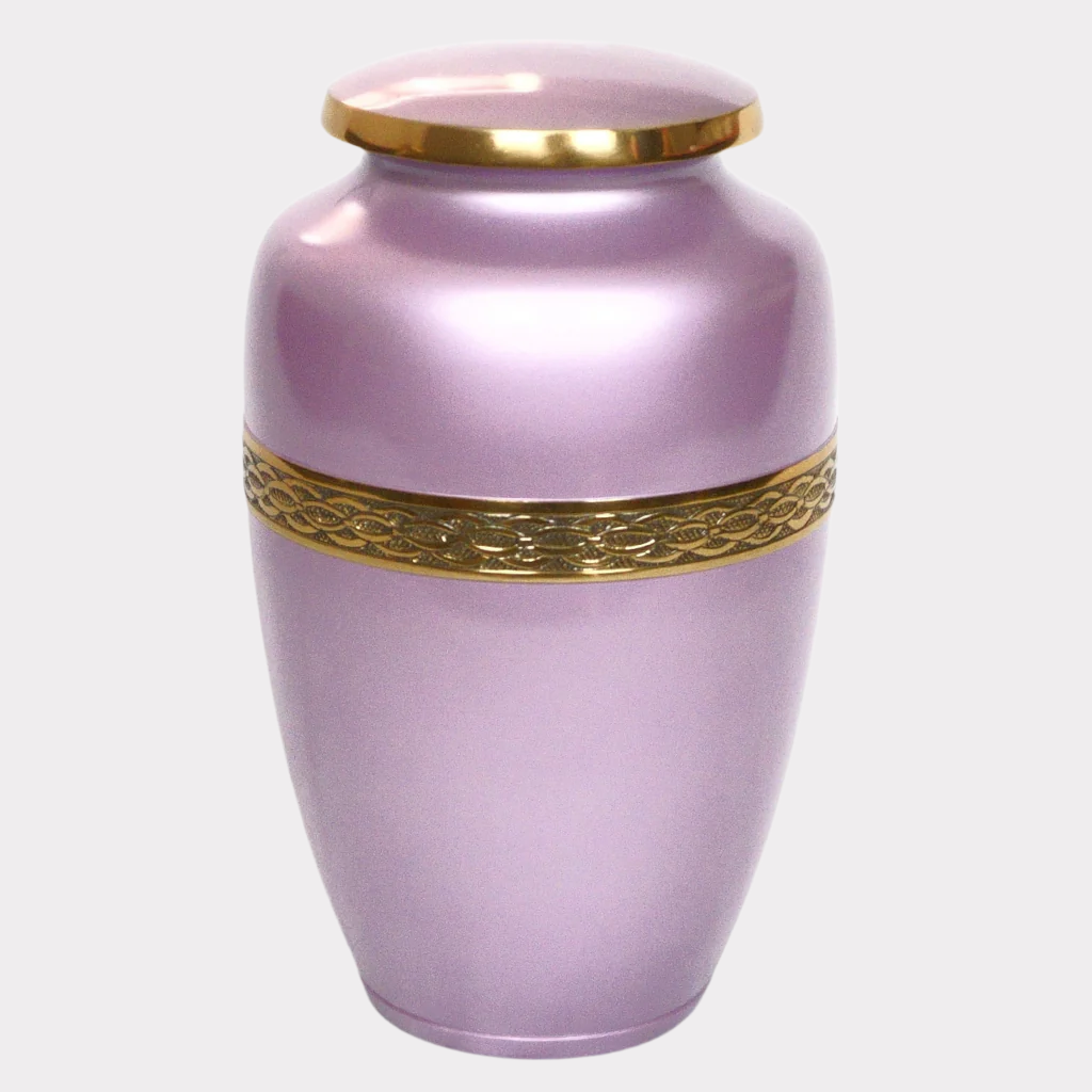 Pastel Pink Cremation Urn