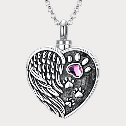 Angel Paws Cremation Locket