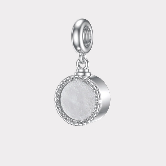 Photo Holder Circle Cremation Charm