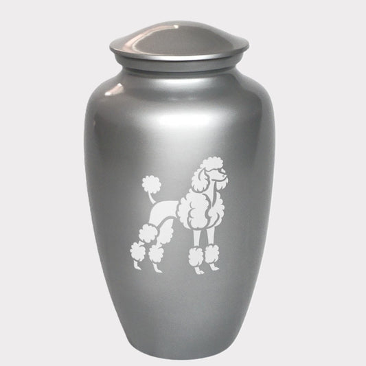 Poodle Dog Cremation Urn
