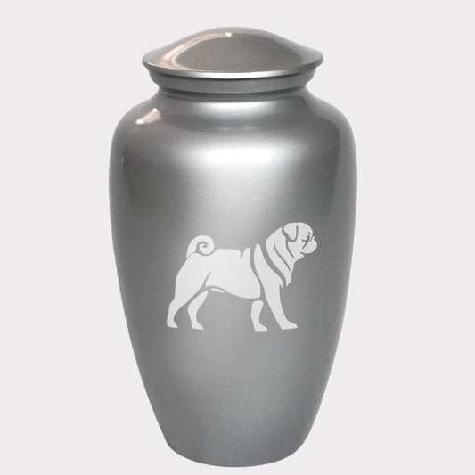 Pug Dog Cremation Urn