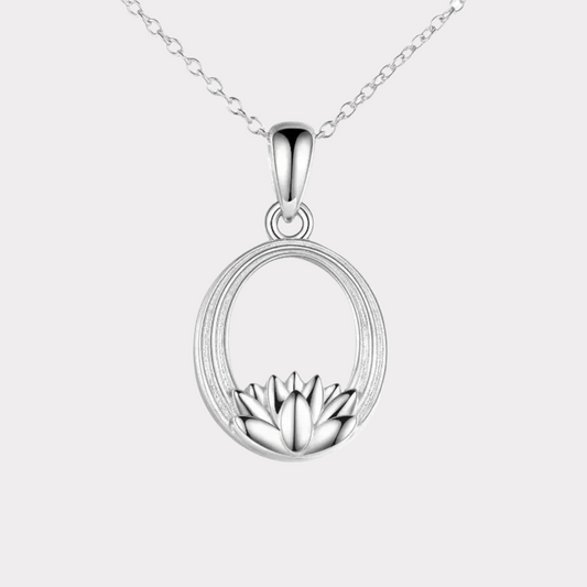 Radiant Lotus Cremation Necklace