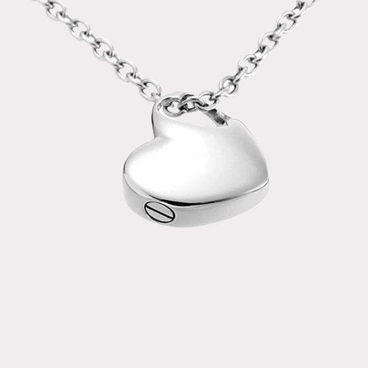 Remembrance Heart Cremation Necklace