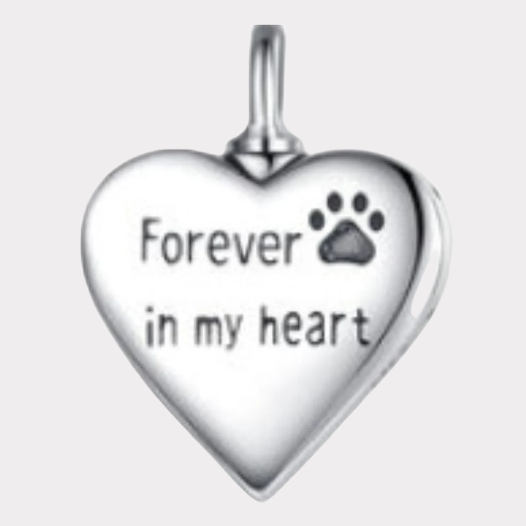 Resting Puppy Cremation Necklace