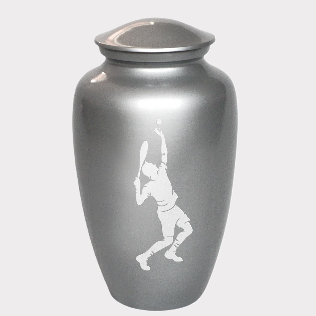 Serve Tennis Cremation Urn