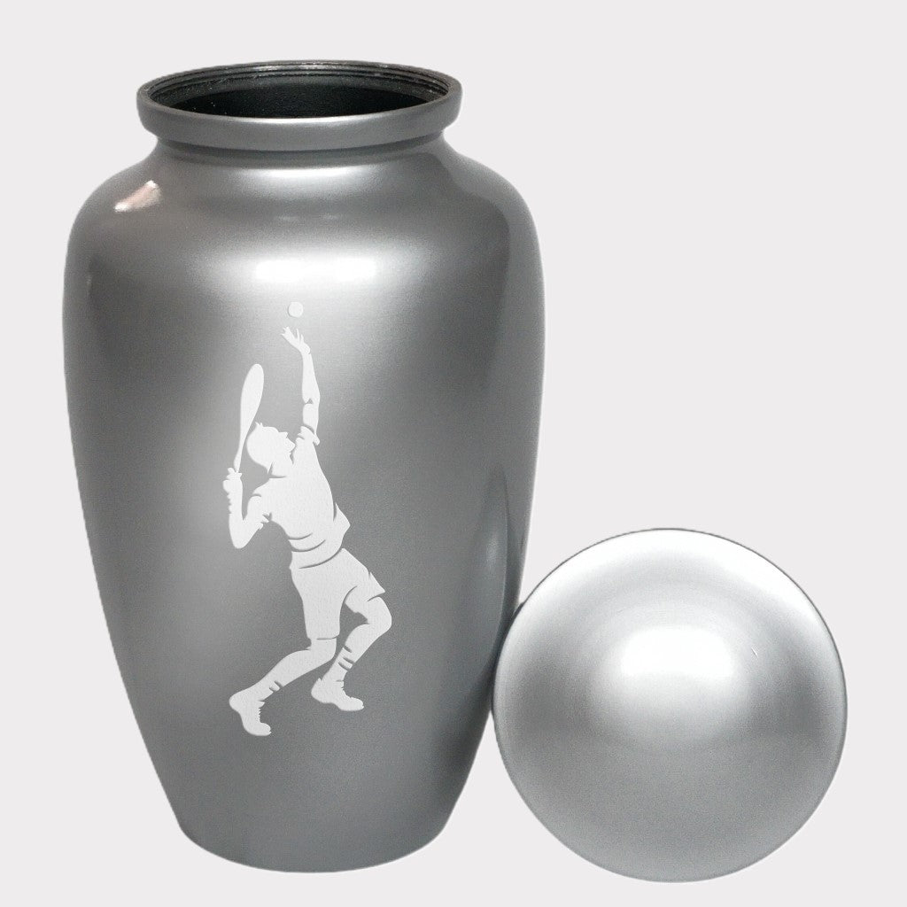 Serve Tennis Cremation Urn
