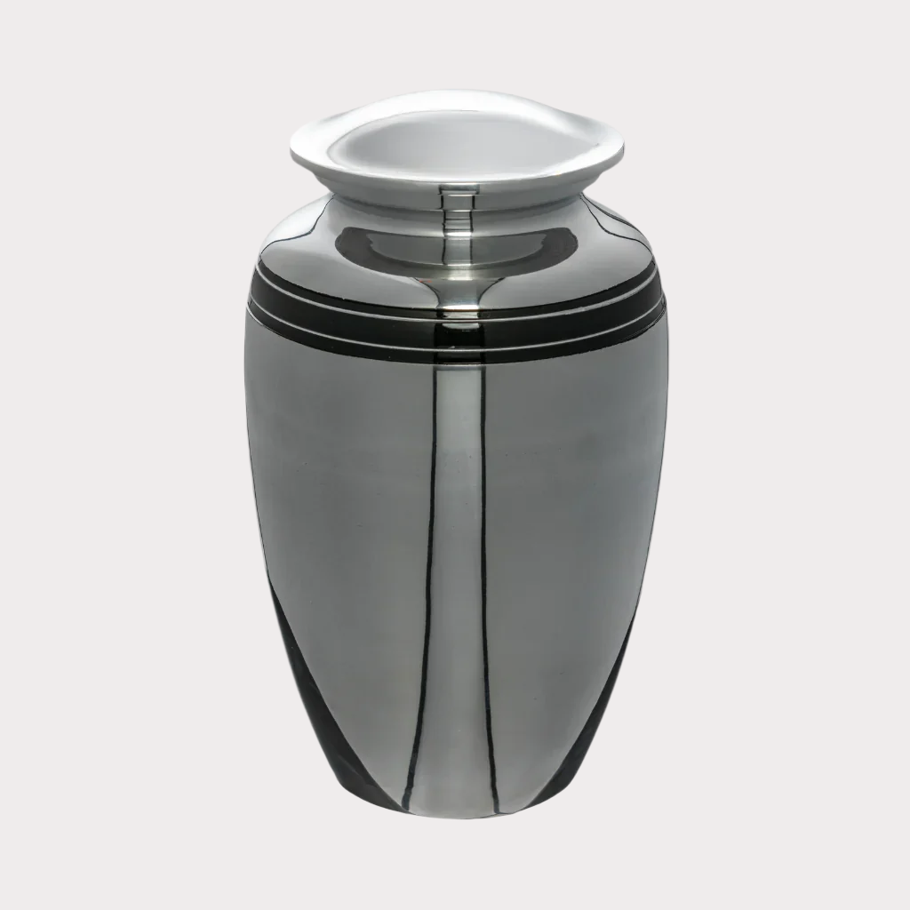 Silver Reflection Cremation Urn
