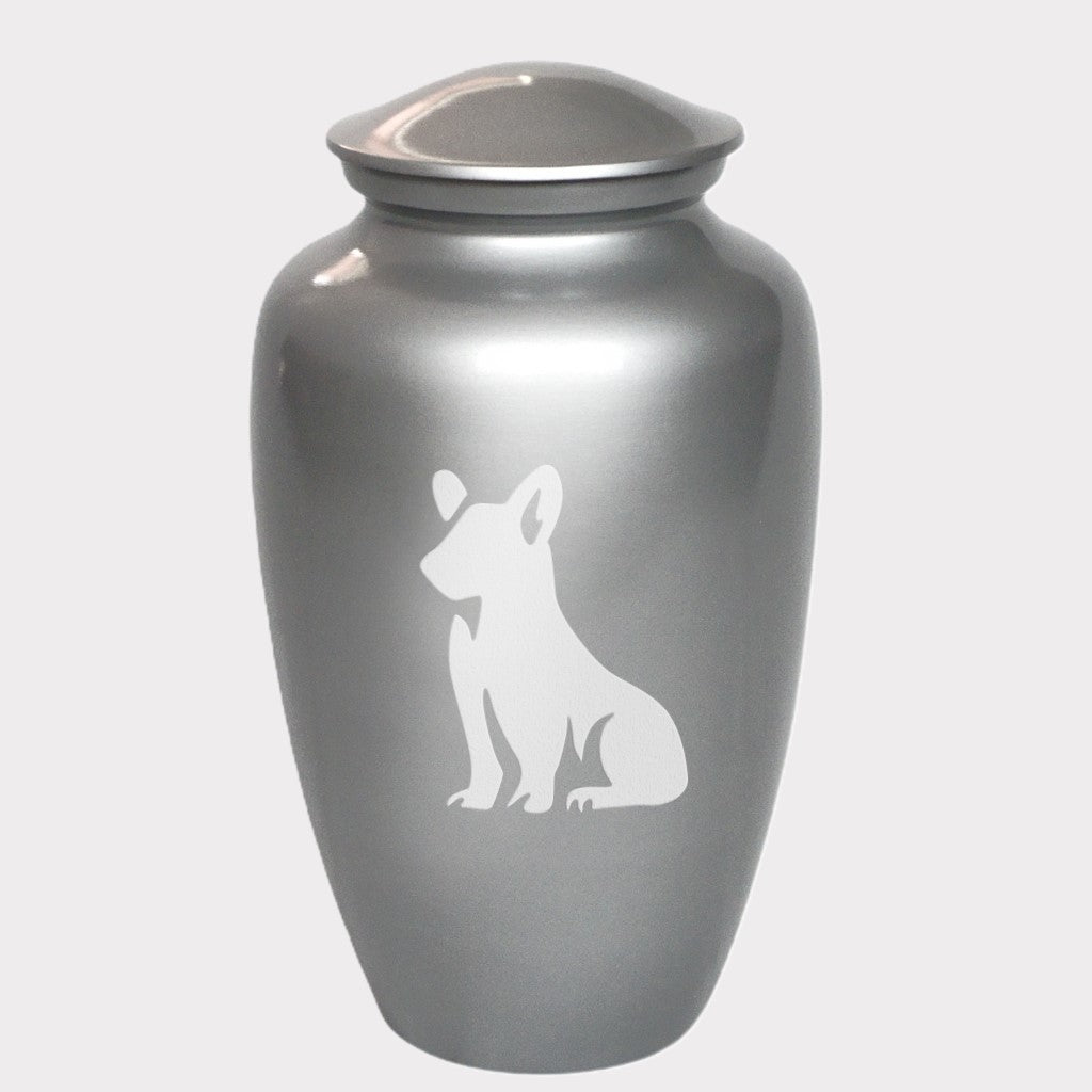 Sitting Corgi Dog Cremation Urn – Affordable Urns