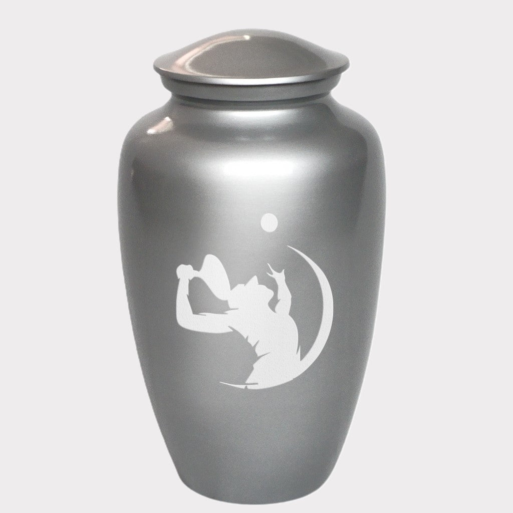 Smash Tennis Cremation Urn
