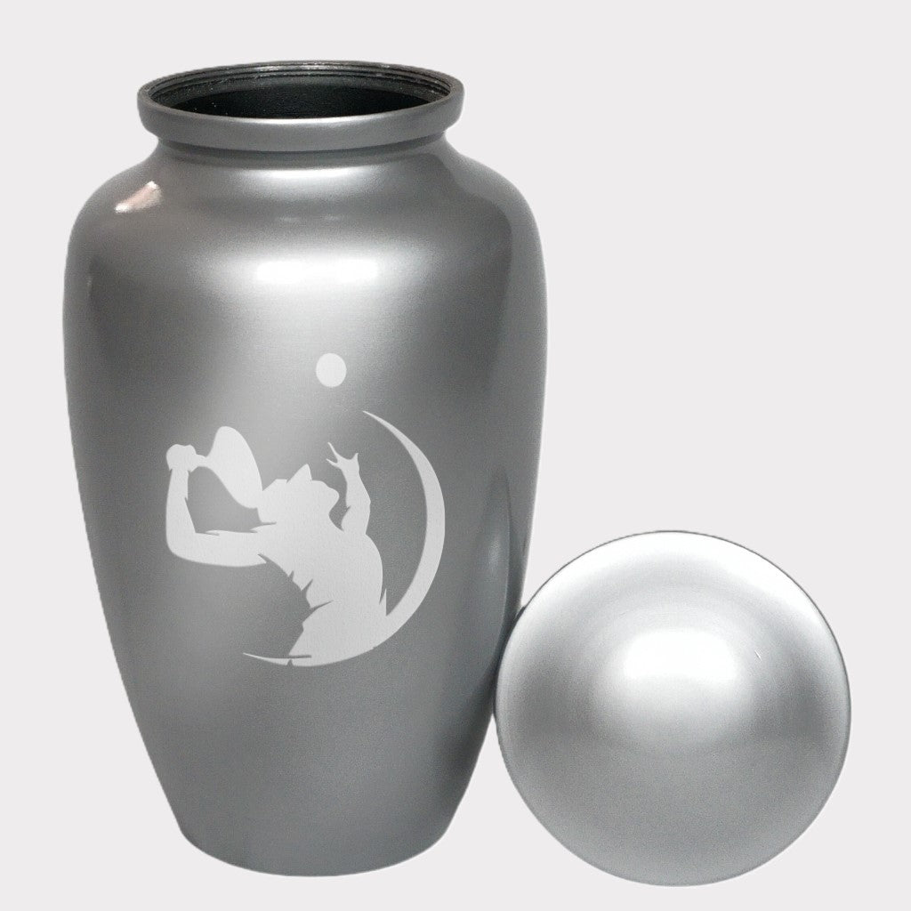 Smash Tennis Cremation Urn