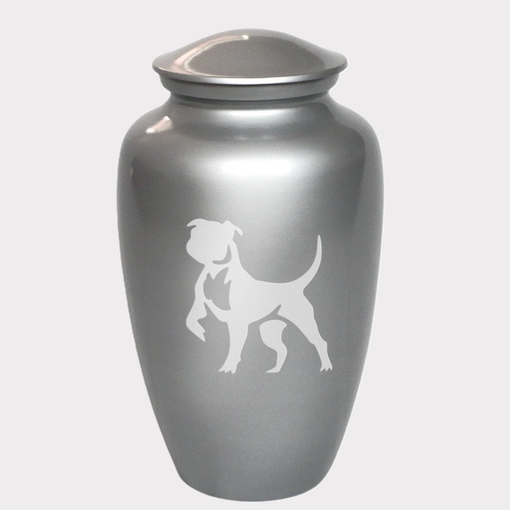 Staffordshire Bull Terrier Dog Cremation Urn