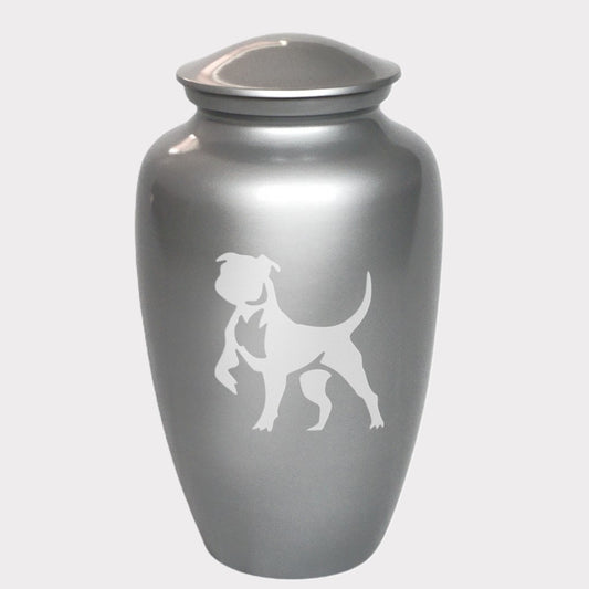 Staffordshire Bull Terrier Dog Cremation Urn