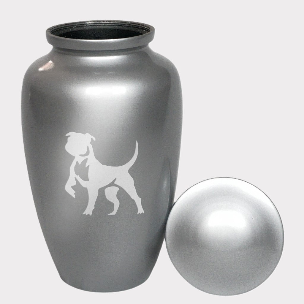 Staffordshire Bull Terrier Dog Cremation Urn
