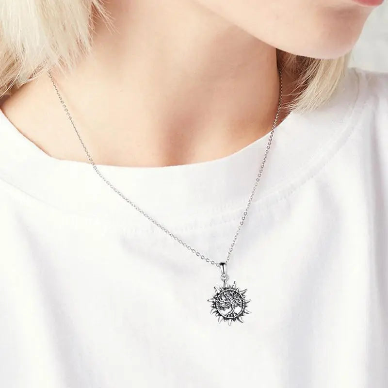 Suns Blossom Cremation Necklace