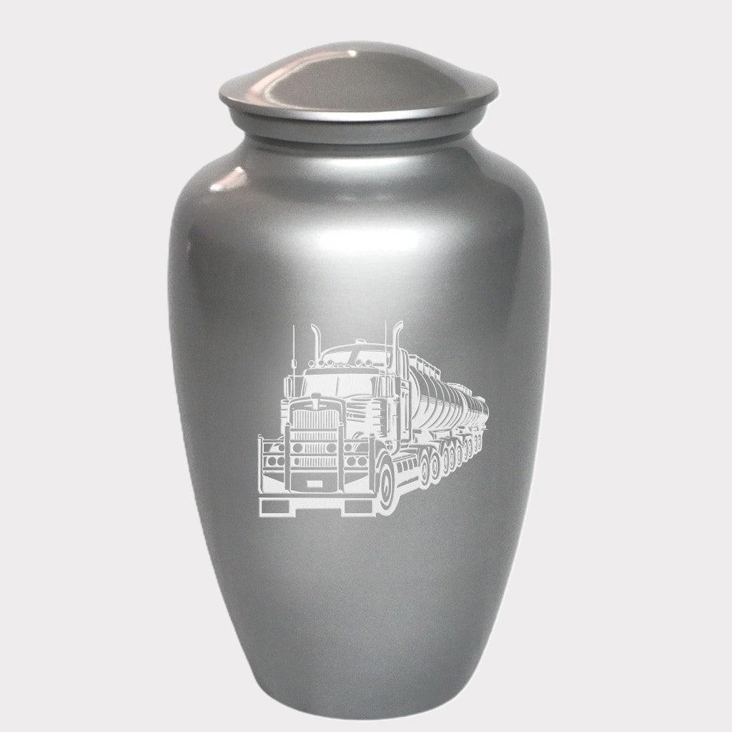 Tanker Road Train Truck Cremation Urn