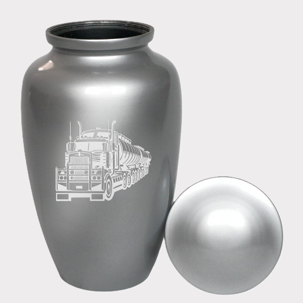 Tanker Road Train Truck Cremation Urn