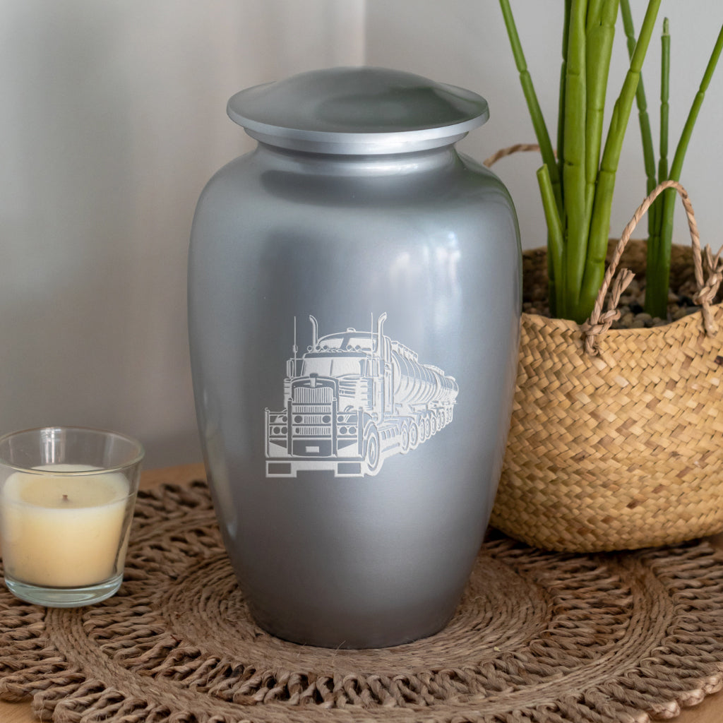 Tanker Road Train Truck Cremation Urn