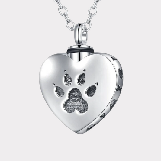 Touching Paw Cremation Pendant