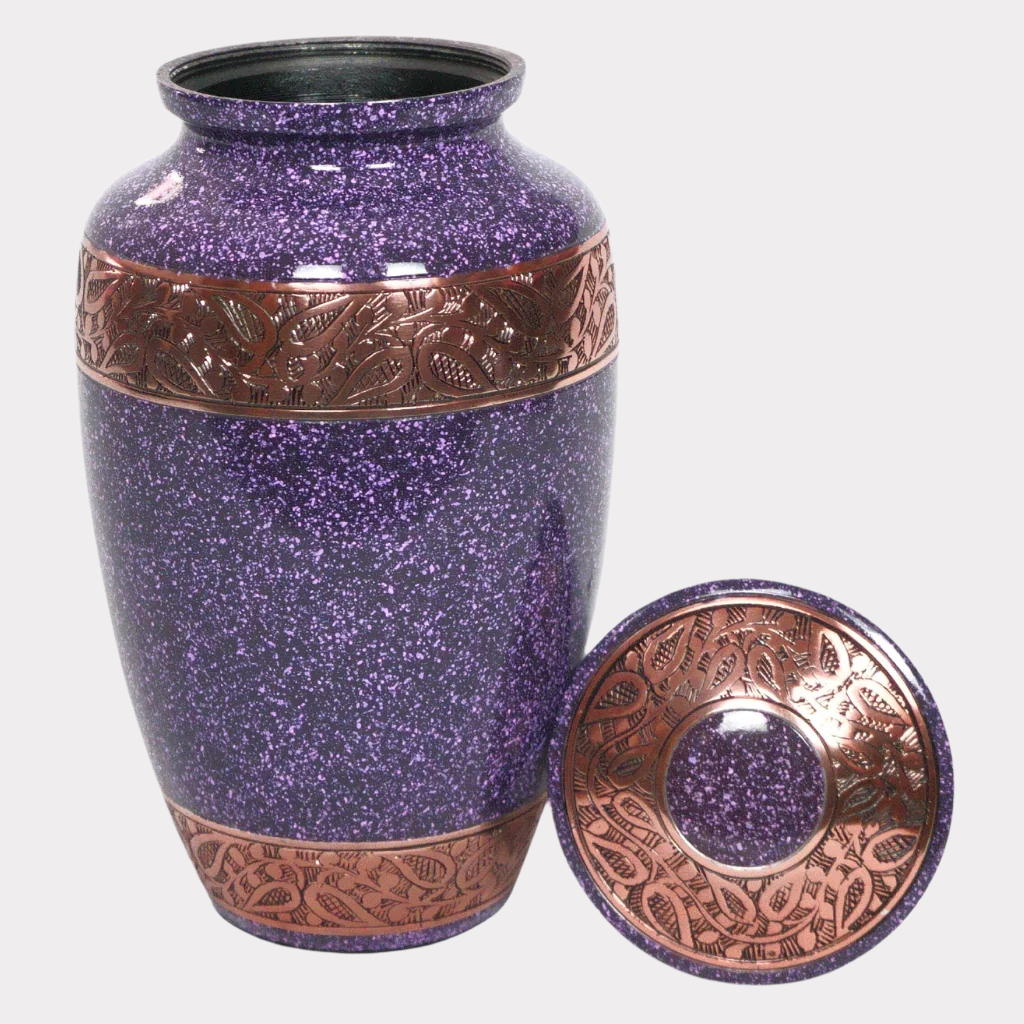 Amethyst Stars Cremation Urn