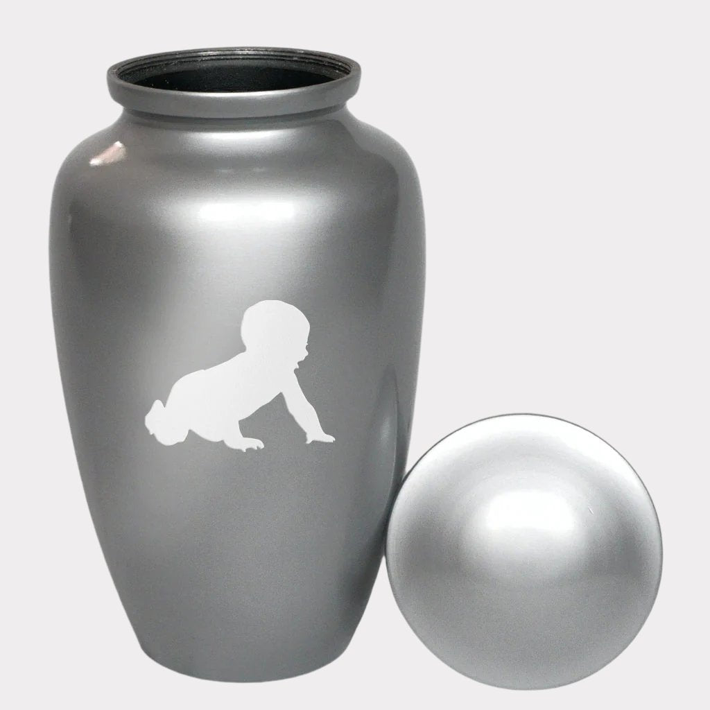 Baby Crawl Cremation Urn