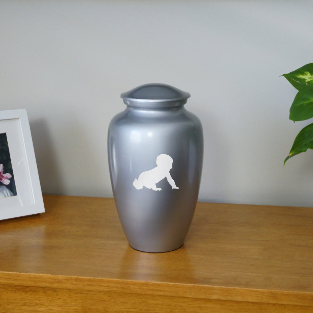 Baby Crawl Cremation Urn