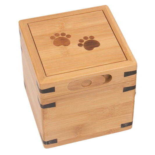 Bamboo Storage Box For Pet Keepsake Urns