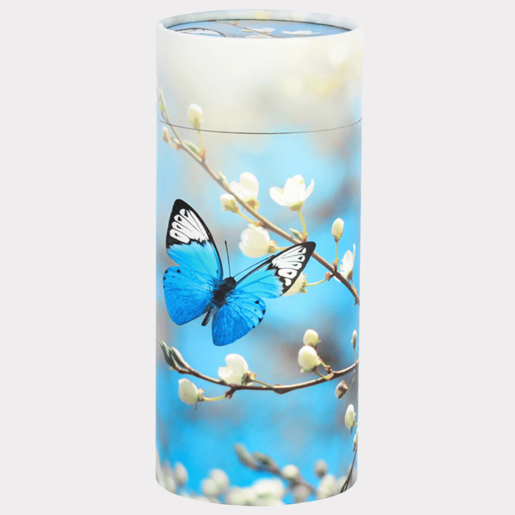 Blue Butterfly Scattering Tube