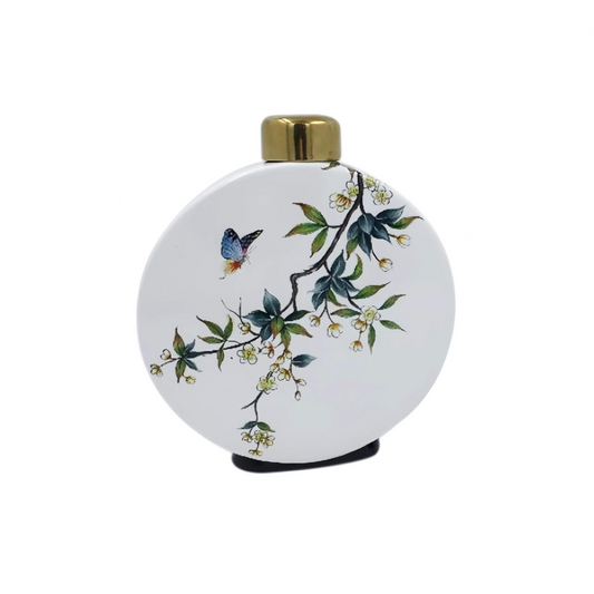 Blossoming Branch Ceramic Cremation Urn