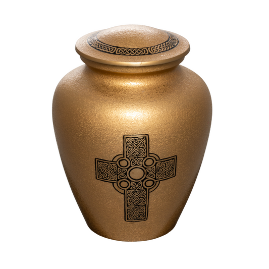 Bronze Cross Cremation Urn