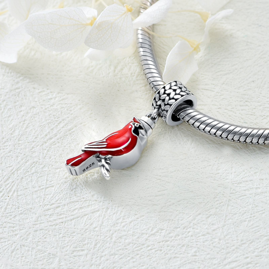 Cardinal Care Cremation Charm