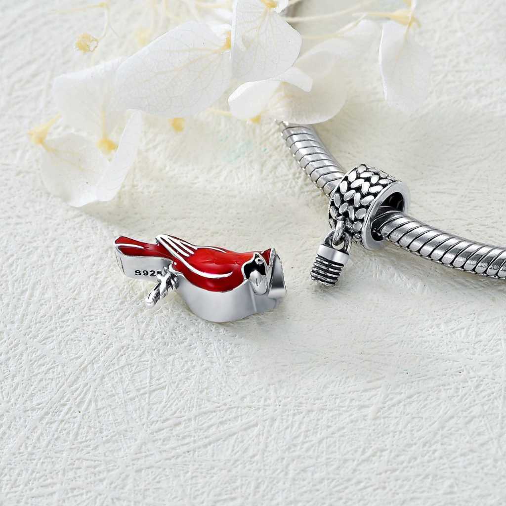 Cardinal Care Cremation Charm