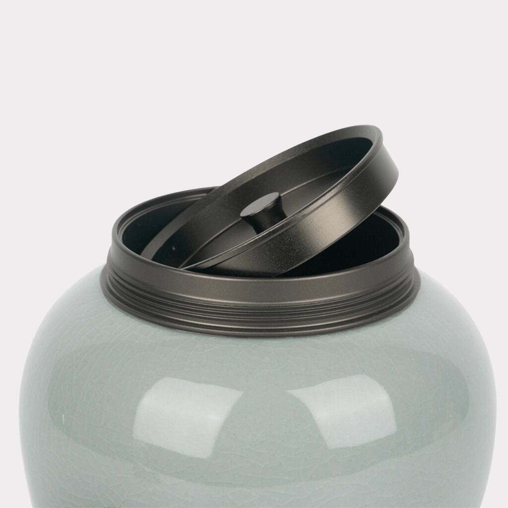 Celestial Blue Ceramic Cremation Urn