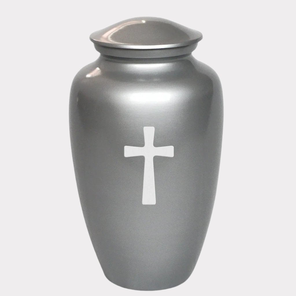 Christian Cross Cremation Urn