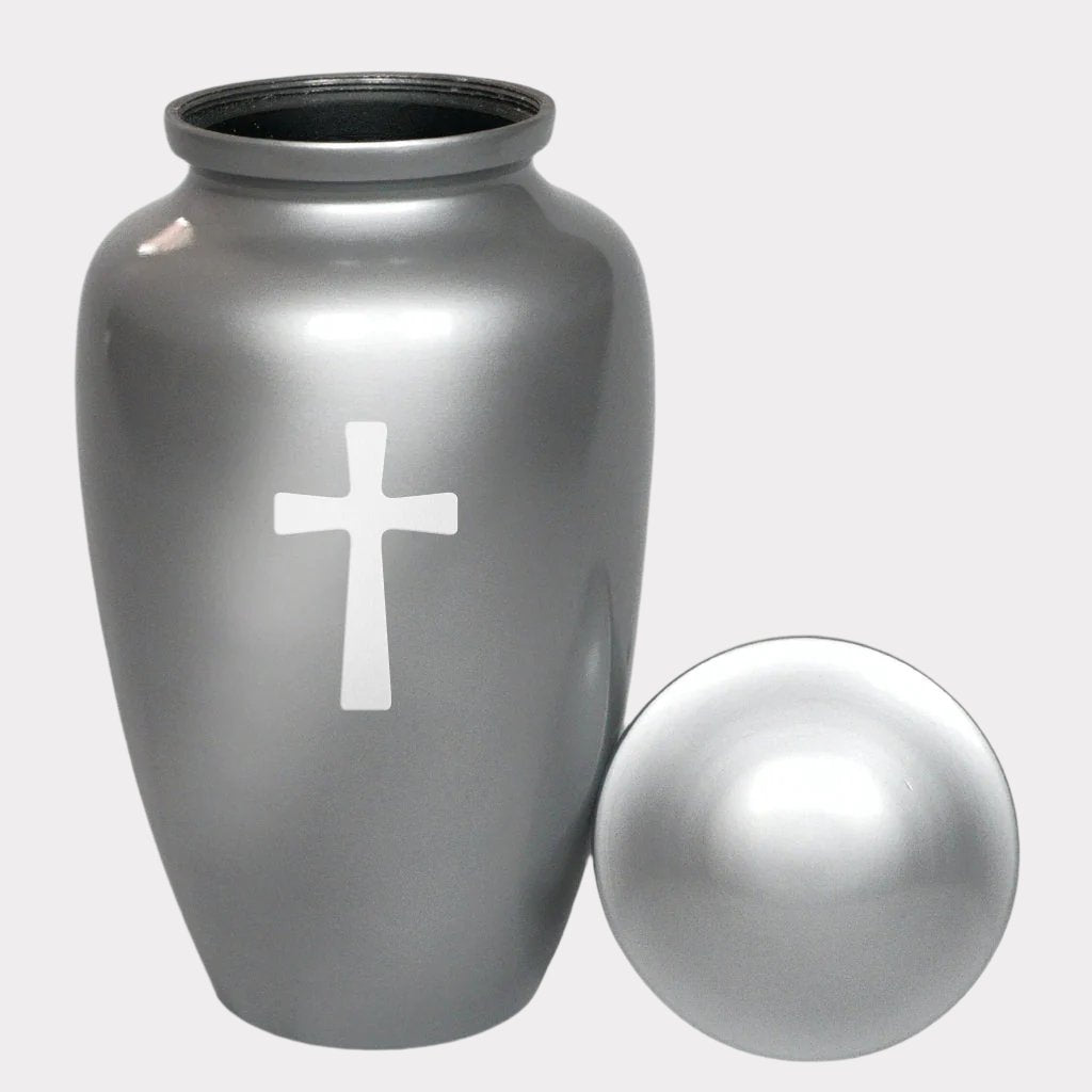 Christian Cross Cremation Urn