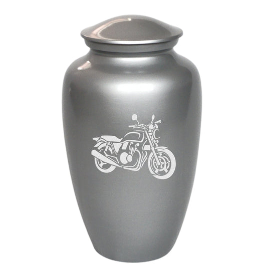 Classic Motorbike Cremation Urn
